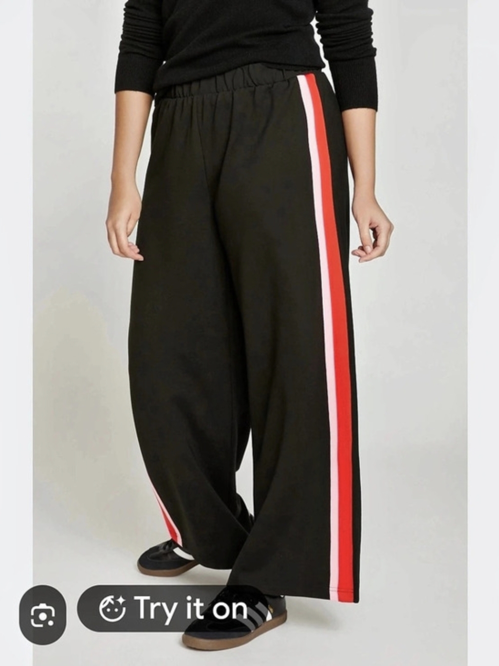 Universal Standard Stephanie Ponte Wide Leg Pants Size S